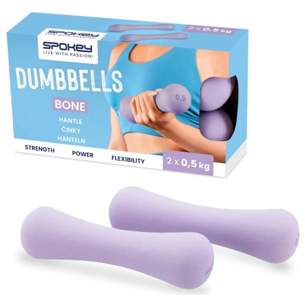 Set gantere Spokey Bone 1 kg / Cantitatea în set - 2 photo 5