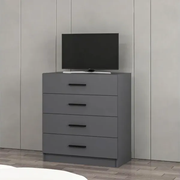 Comodă Trendy Kale TV 100 x 90 x 47 / PAL / Antracit photo 2