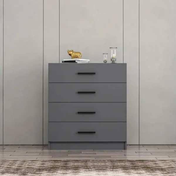 Comodă Trendy Kale TV 100 x 90 x 47 / PAL / Antracit photo 4