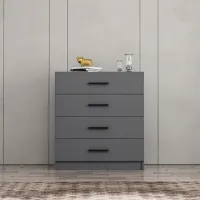 Комод Trendy Kale TV 100 x 90 x 47см / ДСП / Антрацит photo 4