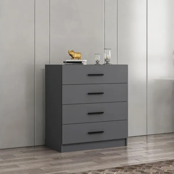 Comodă Trendy Kale TV 100 x 90 x 47 / PAL / Antracit photo 5