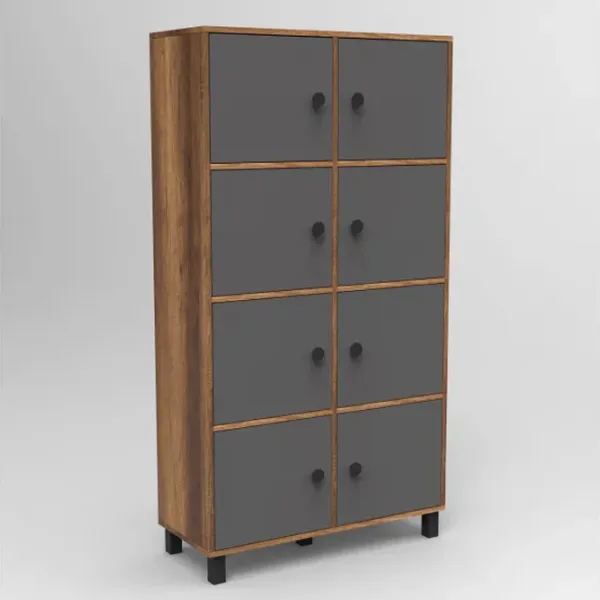 Comodă Trendy MN06-BA 179.4 x 96 x 40 / PAL / Antracit photo 2