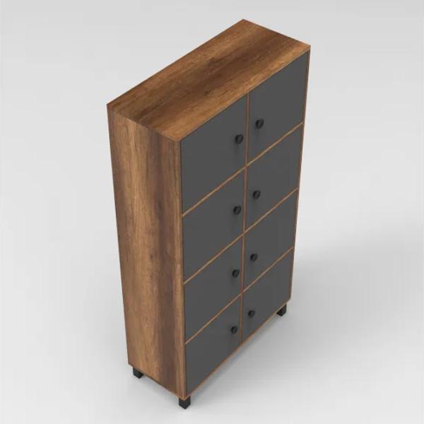 Comodă Trendy MN06-BA 179.4 x 96 x 40 / PAL / Antracit photo 5