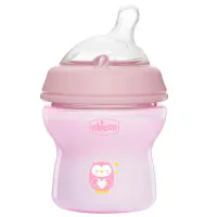 Бутылочка для кормления Chicco Natural Feeling Для девочек / 0.15л / Розовый photo 2
