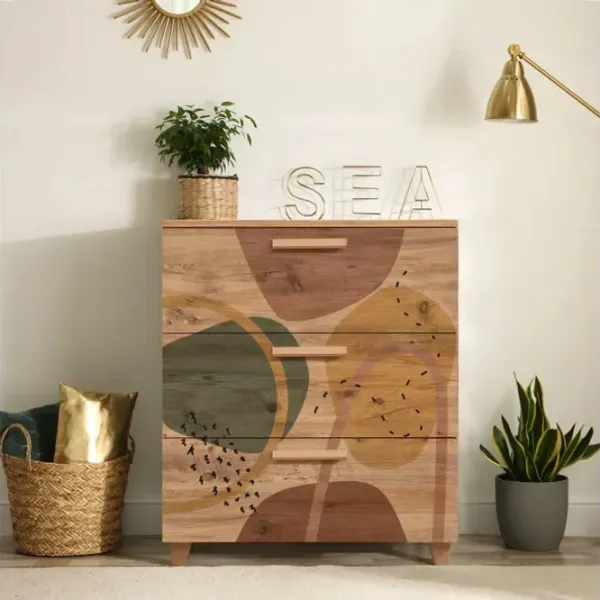 Comodă Trendy Leva Gravis 95 x 80 x 43 / PAL / Nuc photo 3