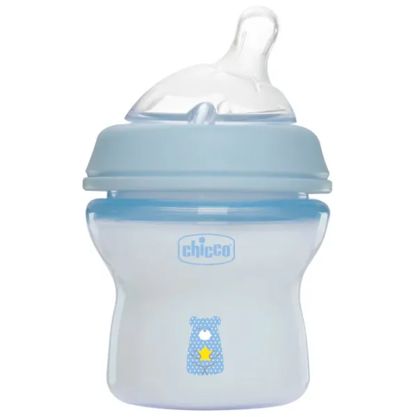 Бутылочка для кормления Chicco Natural Feeling Для мальчиков / 0.15л / Синий photo 2