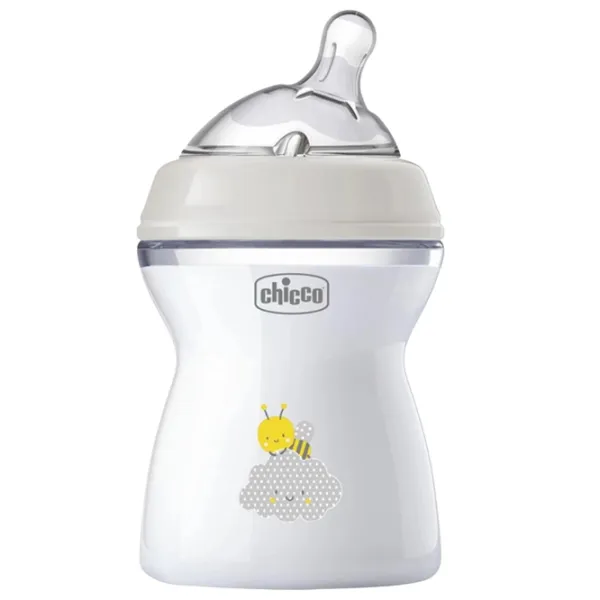 Бутылочка для кормления Chicco Natural Feeling Унисекс / 0.25л / Белый photo 1
