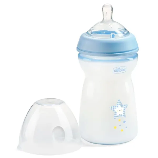 Бутылочка для кормления Chicco Natural Feeling Для мальчиков / 0.33л / Синий photo 2