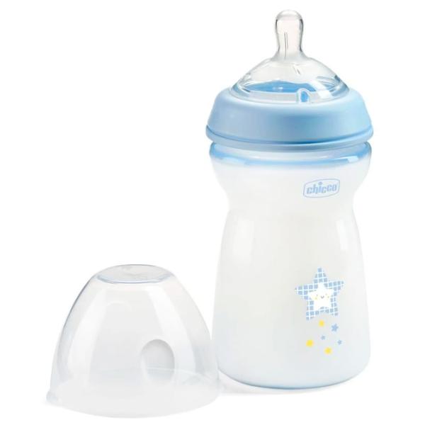 Бутылочка для кормления Chicco Natural Feeling Для мальчиков / 0.33л / Синий photo 2