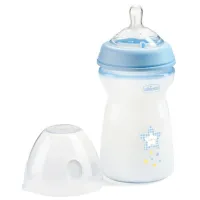 Бутылочка для кормления Chicco Natural Feeling Для мальчиков / 0.33л / Синий photo 2