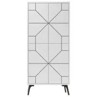 Comodă Trendy Duna 136 x 62.6 x 35.6 / PAL / Alb