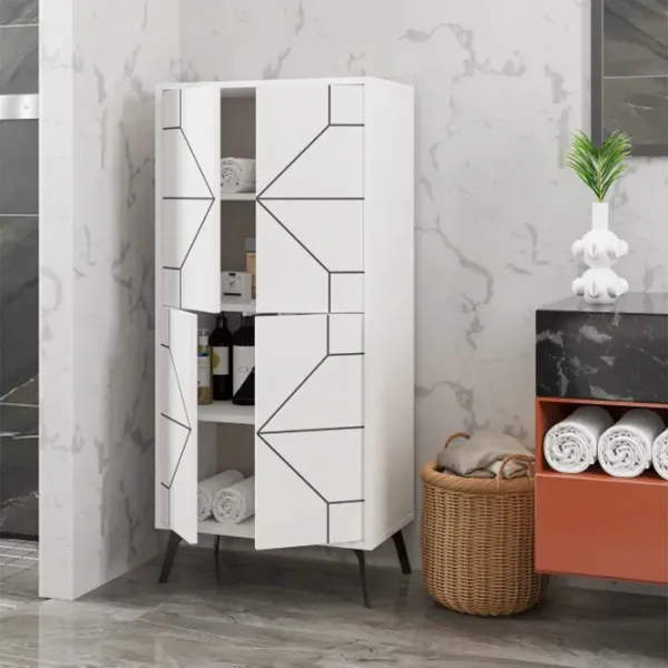 Comodă Trendy Duna 136 x 62.6 x 35.6 / PAL / Alb photo 11