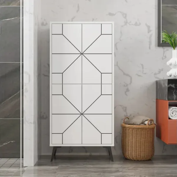 Comodă Trendy Duna 136 x 62.6 x 35.6 / PAL / Alb photo 12