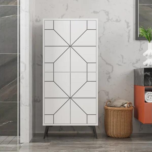 Comodă Trendy Duna 136 x 62.6 x 35.6 / PAL / Alb photo 12