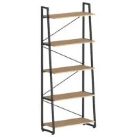 Стеллаж Barkan Bookshelf 5-Tier 170 x 70 x 30см cm / Металл / Black