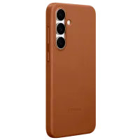 Husă pentru smartphone Samsung Galaxy S25 FE Samsung / Back / Piele artificială / Brown photo 2