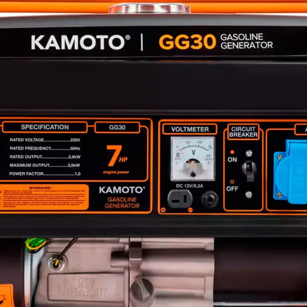 Генератор Kamoto GG 30W 220 В Бензин / 2.8 кВт photo 7