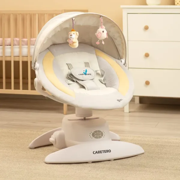 Leagăn pentru bebeluși Caretero Opti (CT.225018) 9 kg/ Beige photo 13