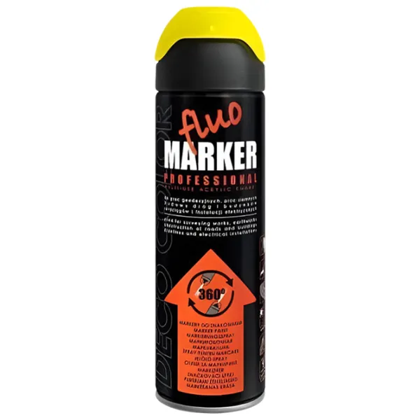 Автомобильная краска Deco color FluoMarker  0.5л / для наружных работ photo 1