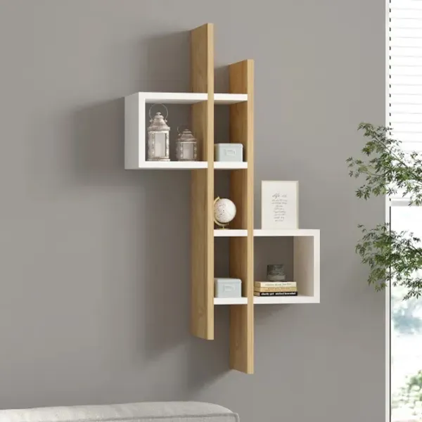 Полка Trendy Emse ЛДСП / Белый дуб photo 4