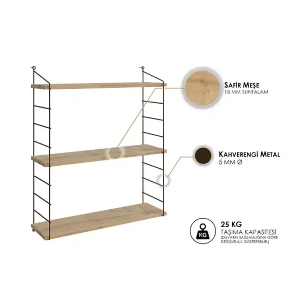 Raft Trendy Armoni LPAL / Oak photo 4