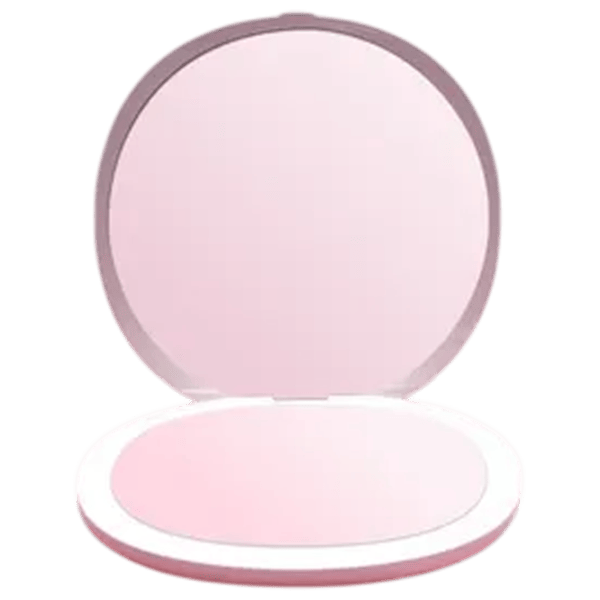 Зеркало для макияжа BelliMosa Make up Compact Двусторонняя / Розовый photo 1