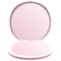 Зеркало для макияжа BelliMosa Make up Compact Двусторонняя / Розовый