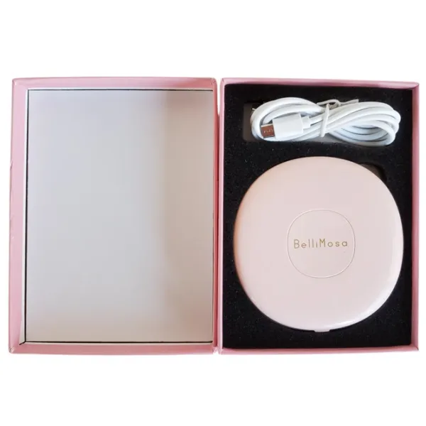 Зеркало для макияжа BelliMosa Make up Compact Двусторонняя / Розовый photo 2