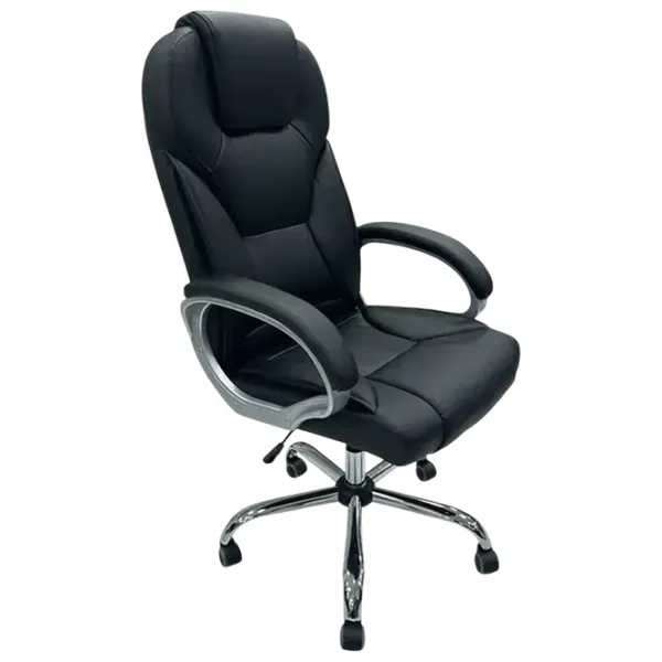 Fotoliu de birou Magnus MC 054 Spumă poliuretanică/ Black Silver photo 1