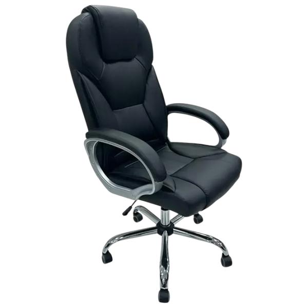 Fotoliu de birou Magnus MC 054 Spumă poliuretanică/ Black Silver photo 1