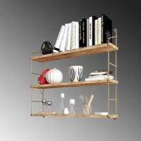 Raft Trendy 3 Units Molid / Brown Gold photo 2