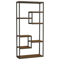 Стеллаж Trendy Emina 182 x 85 x 29см cm / Металл / Black