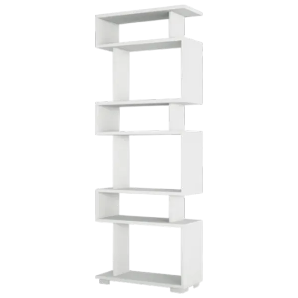 Etajeră Trendy Blok 165.3 x 60 x 19.5 cm / PAL / White photo 1