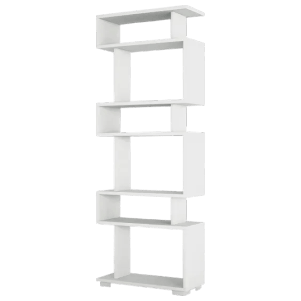 Etajeră Trendy Blok 165.3 x 60 x 19.5 cm / PAL / White photo 1