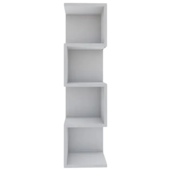 Etajeră Trendy Alin 95 x 25 x 27 cm / PAL / White photo 1