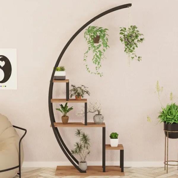 Стеллаж Trendy Garden 180 x 85 x 35см cm / Металл / Black photo 5