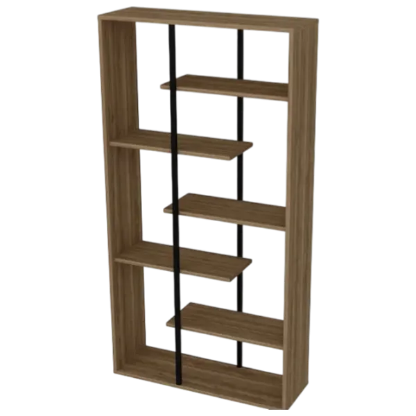 Etajeră Trendy Presto 173.2 x 90 x 29.5 cm / PAL / Walnut photo 1