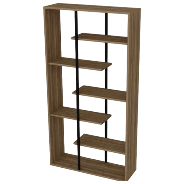 Etajeră Trendy Presto 173.2 x 90 x 29.5 cm / PAL / Walnut photo 1