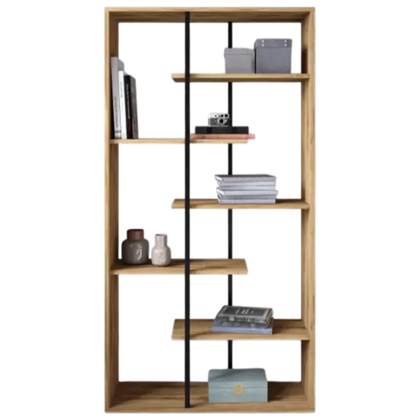 Etajeră Trendy Presto 173.2 x 90 x 29.5 cm / PAL / Walnut photo 2