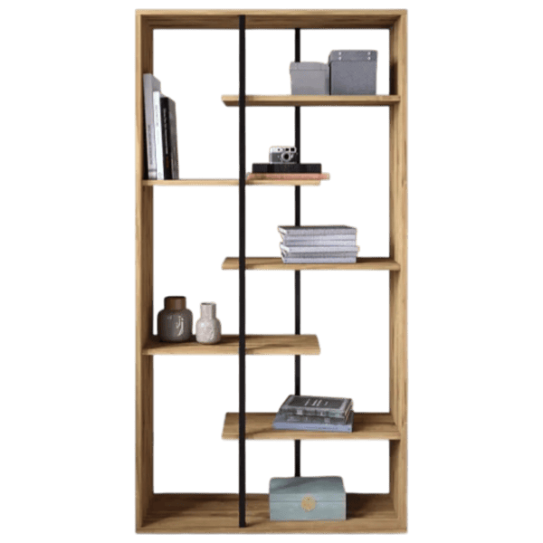 Etajeră Trendy Presto 173.2 x 90 x 29.5 cm / PAL / Walnut photo 2