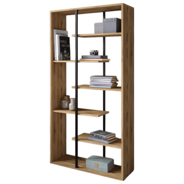 Etajeră Trendy Presto 173.2 x 90 x 29.5 cm / PAL / Walnut photo 3