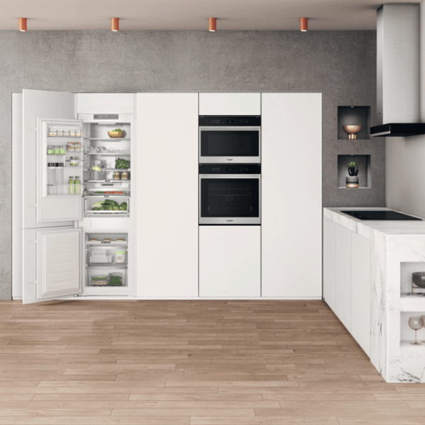 Frigider Whirlpool WHC18 T574 P cu congelator jos 250 l / 177 cm / White photo 5