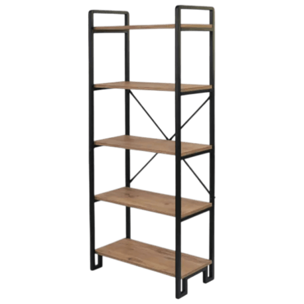 Etajeră Trendy Abel 156 x 60 x 30 cm / Metal / Walnut photo 1