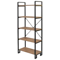 Стеллаж Trendy Abel 156 x 60 x 30см cm / Металл / Oреховый