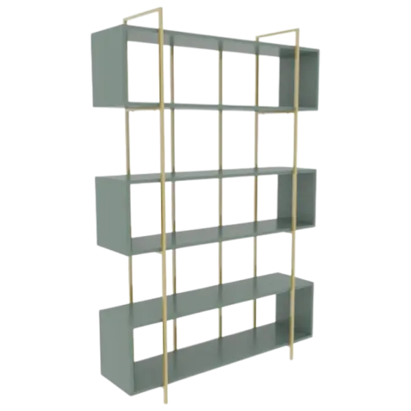 Стеллаж Trendy Bruti 180 x 120 x 30см cm / ЛДСП / Золото photo 6