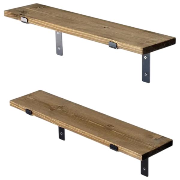 Полка Trendy Lam006 Дерево / Walnut Black photo 1