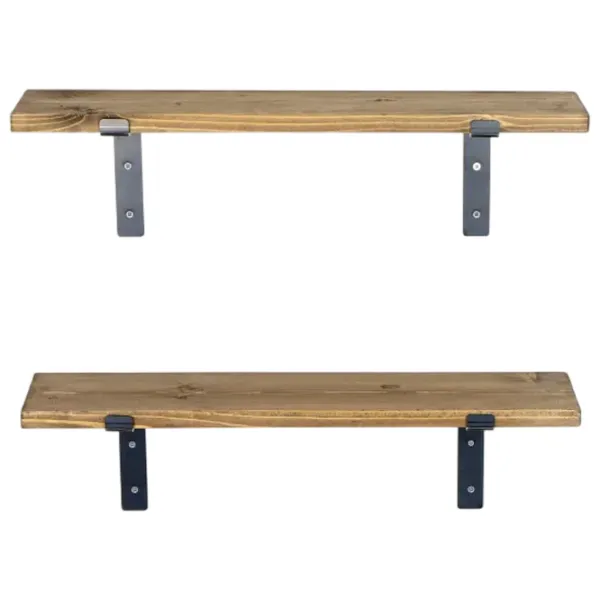 Полка Trendy Lam006 Дерево / Walnut Black photo 2