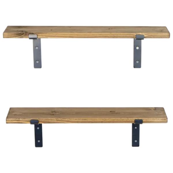 Полка Trendy Lam006 Дерево / Walnut Black photo 2