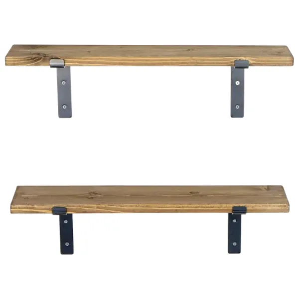 Полка Trendy Lam004 Дерево / Walnut Black photo 2