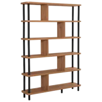 Etajeră Trendy META 169 x 120 x 28 cm / PAL / Black